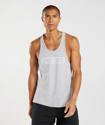 Stringers Gymshark Block Hombre Gris Claro | CO 3559AHK